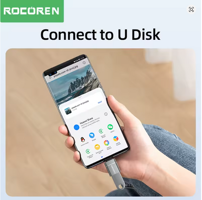 USB 3.0 A Female  to USB-C  Male  Adaptor