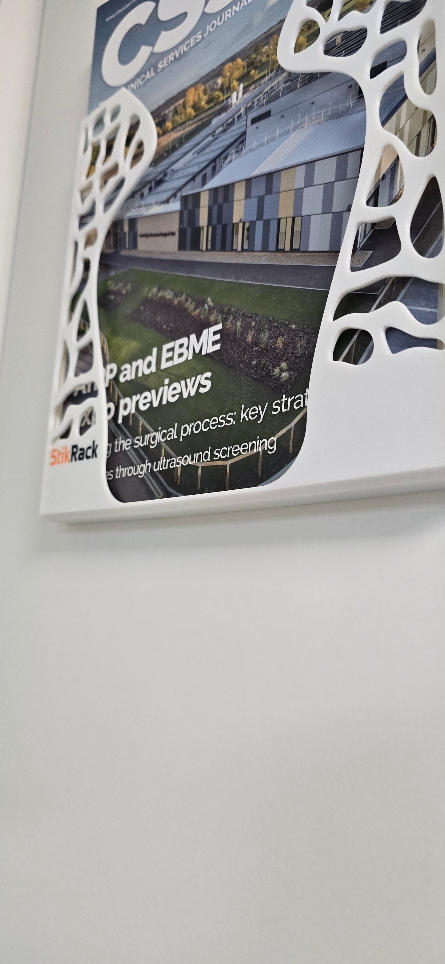 StikRack- Wall Mount paper rack self-adhesive