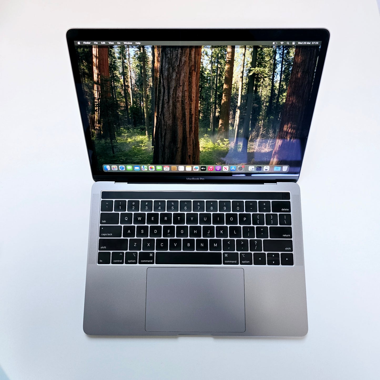 MacBook Pro 13", 2020,  A2159, 8GB RAM, 250GB SSD, Core i5 1.4GHz, Grey, Very Good-QWERTY- ENGLISH