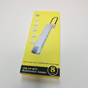 8-in-1 USB-C 3.0 Super Speed Hub