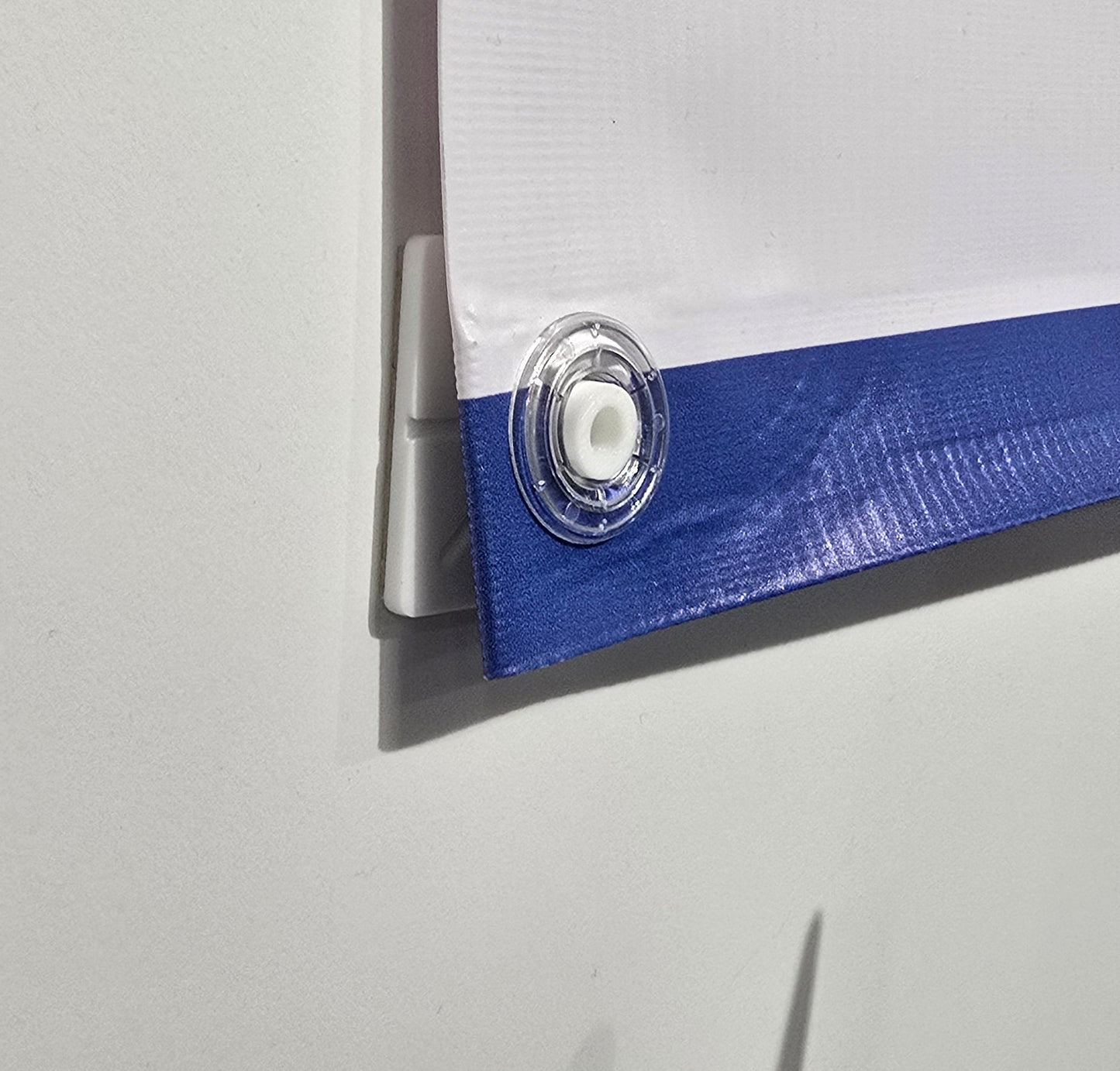 Self-Adhesive Banner Holder (Set of 4) – No Drill, Damage-Free Display