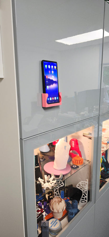 FlexDock™ Self-Adhesive Wall Phone Holder – Universal Mobile Dock for Kitchen, Office & Charging | Made in UK by Creowaves