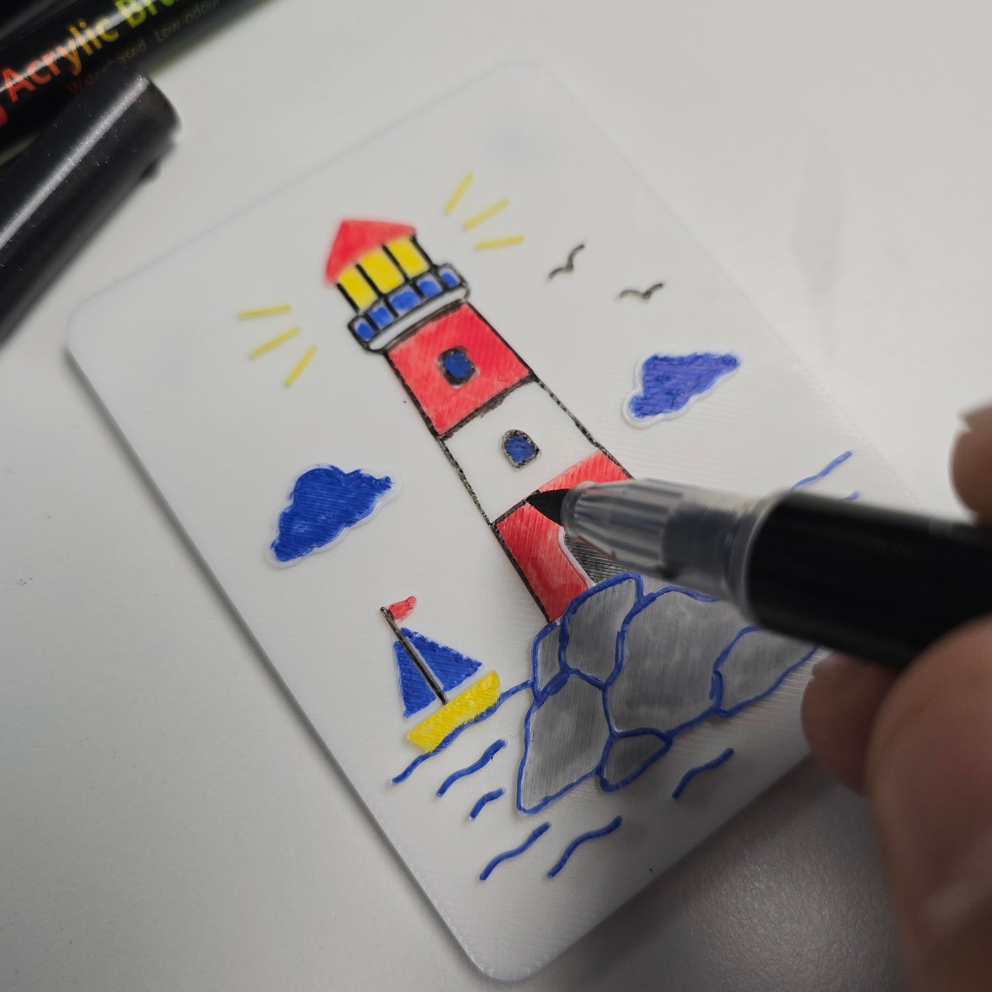KaleYoYa | Light House | Interactive 3D Colouring Experience - Set for 2pcs