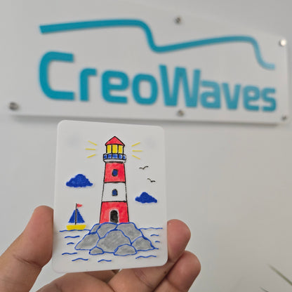 KaleYoYa | Light House | Interactive 3D Colouring Experience - Set for 2pcs