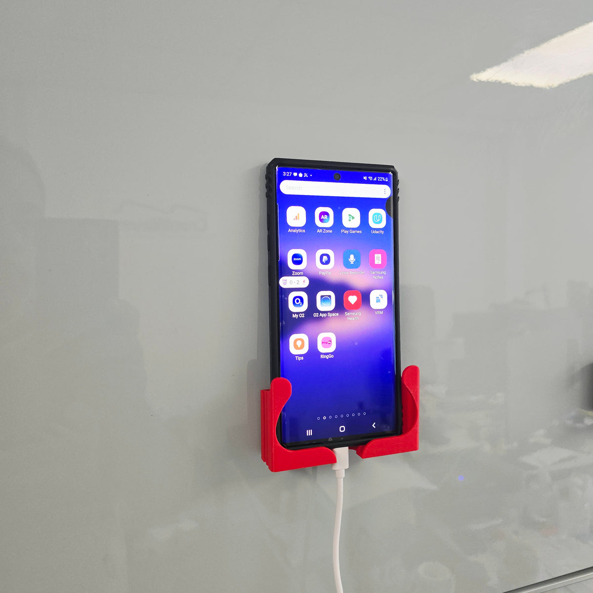 FlexDock-V3™ Self-Adhesive Wall-Mounted Phone Dock