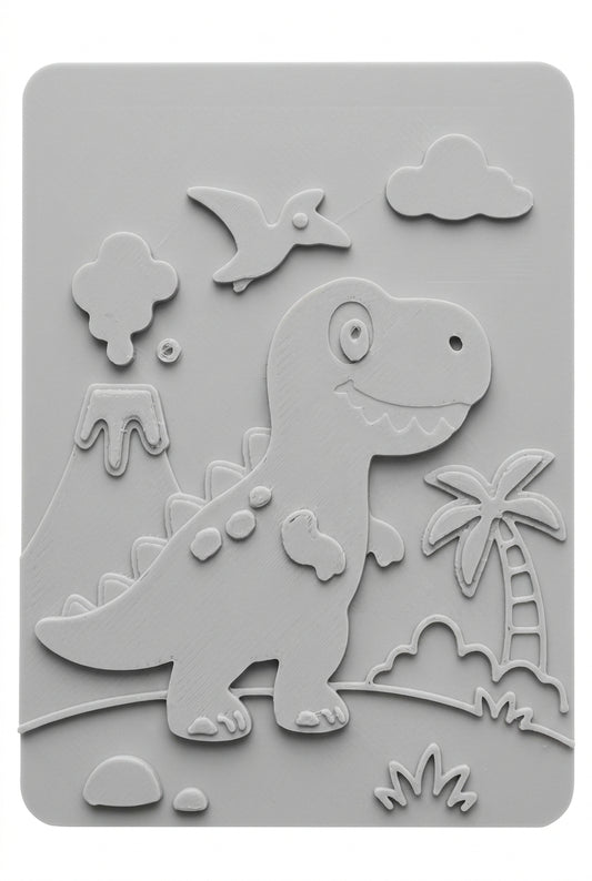 KaleYoYa raised-outline colouring tile, product photo 2