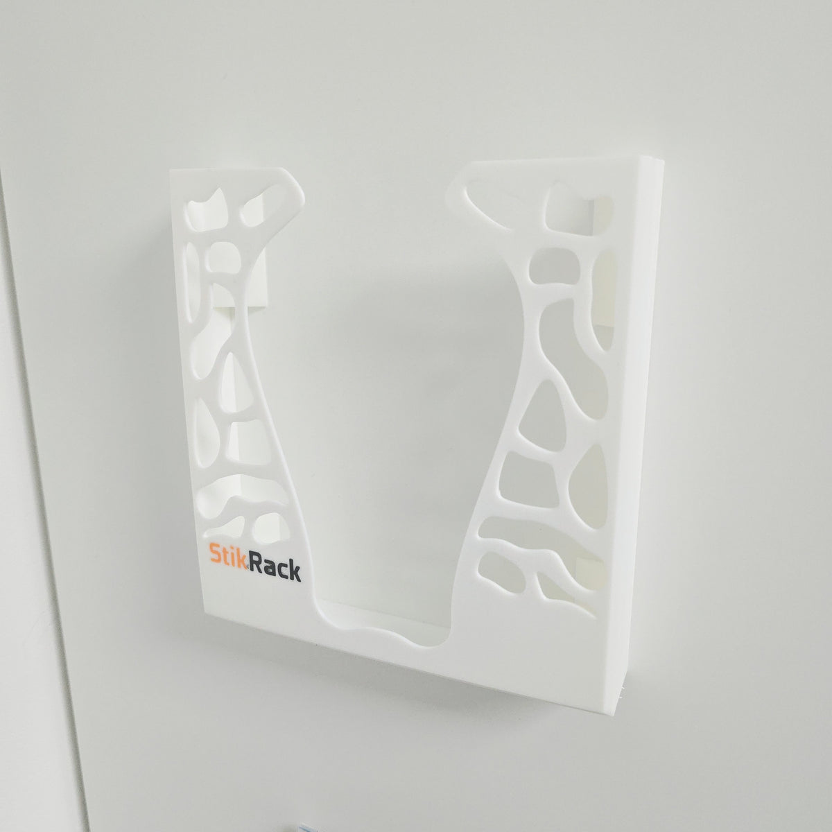 StikRack™ A5 Wall-Mounted Brochure Holder – Modern 3D Printed Literature Display Rack – Self-Adhesive – UK Made