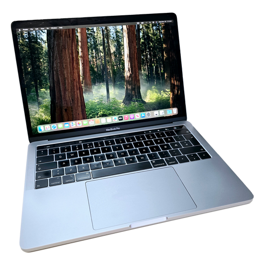 MacBook Pro 13" | 2018 | Intel i5-2.4GHz | RAM 8GB | SSD 250 GB | Sliver | Good QWERTY - ENGLISH
