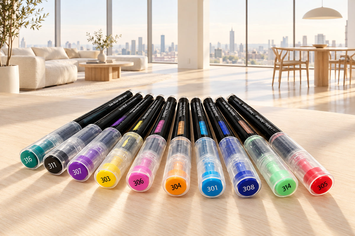 Acrylic brush pens - creowaves