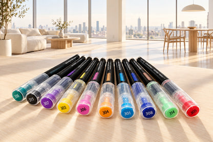 Acrylic brush pens - creowaves