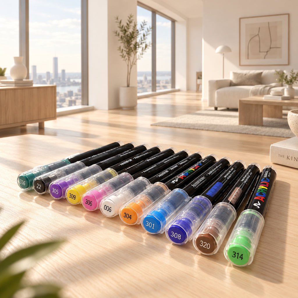 Acrylic brush pens -Creowaves ltd -2