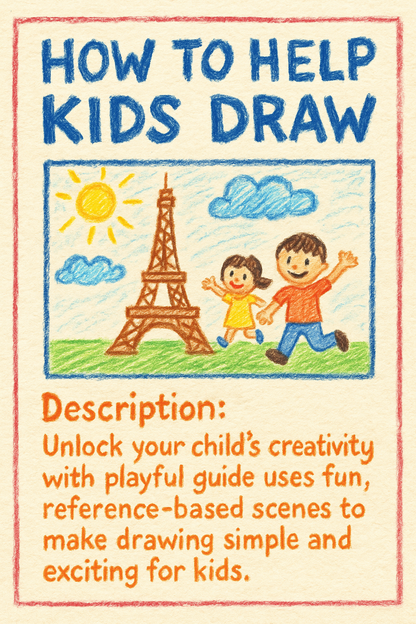 Creowaves Digital Asset Postcard Series – Learn to Draw Collection