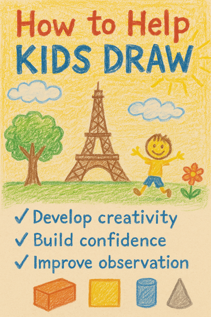 Creowaves Digital Asset Postcard Series – Learn to Draw Collection