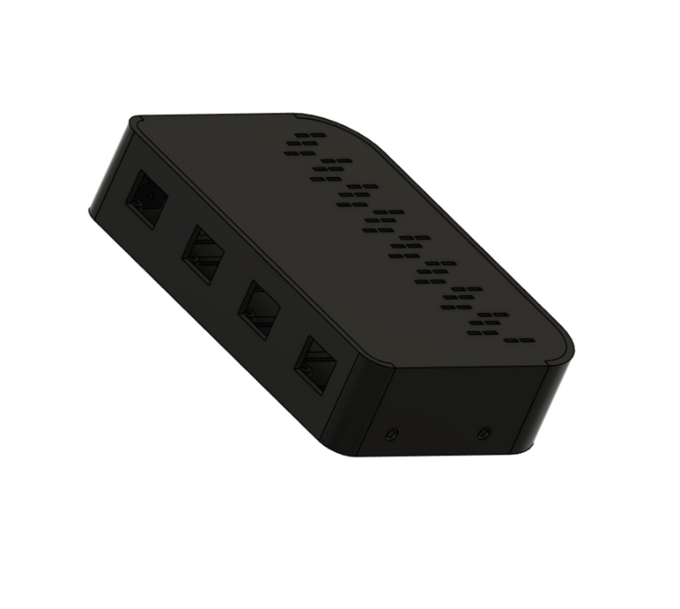 Multi ESP32-POE Olimex  boards enclosure