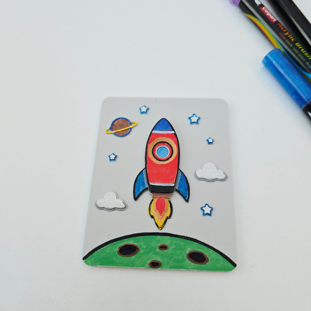KaleYoYa™ 4-Pack Tactile Colouring Art Set tiles – KYY-ST-2601 – Raised Outline Creative Activity
