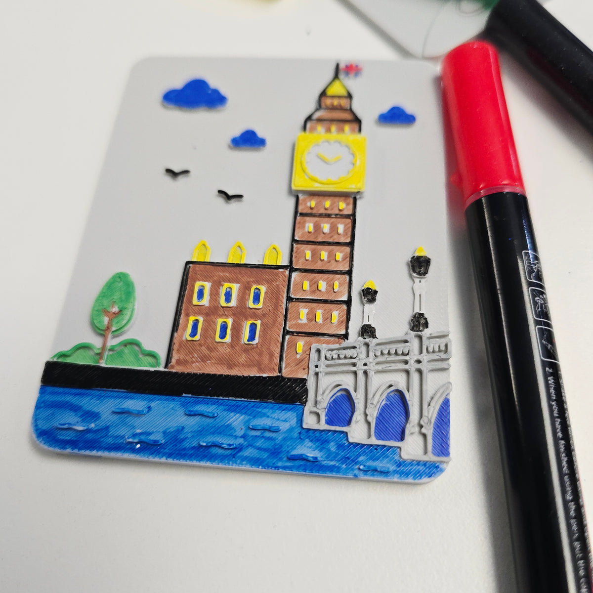 KaleYoYa™ 4-Pack Tactile Colouring Art Set tiles – KYY-ST-2601 – Raised Outline Creative Activity