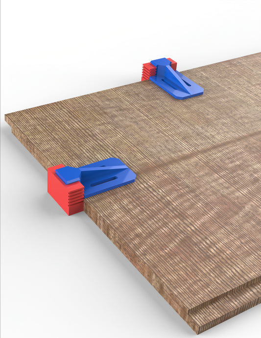 FlexiBase Adjustable Laminate Spacer – Fixed 9mm Gap, 6–14mm Height | Made in UK