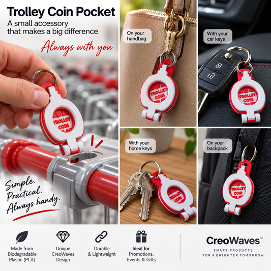 Trolley Coin pocket-V2, 1 set