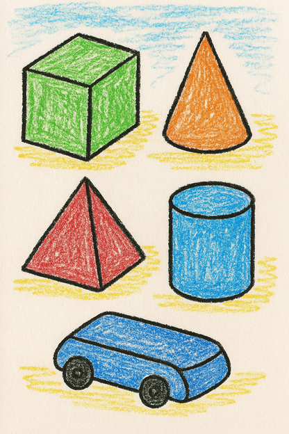 Creowaves Digital Asset Postcard Series – Learn to Draw Collection