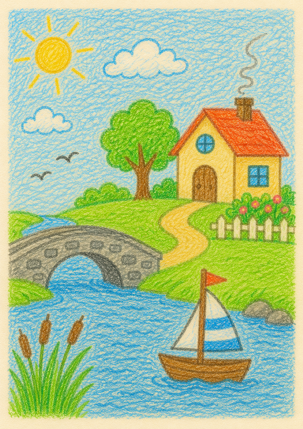 Creowaves Digital Asset Postcard Series – Learn to Draw Collection