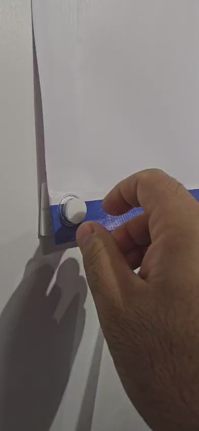 Self-Adhesive Banner Holder (Set of 4) – No Drill, Damage-Free Display