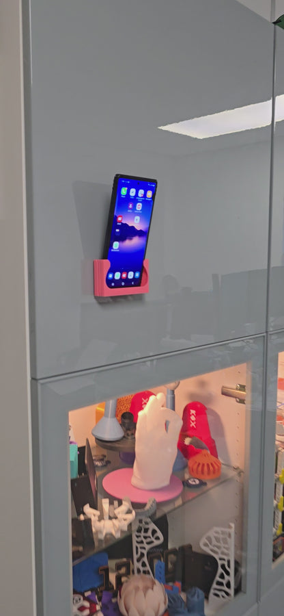 FlexDock™ Self-Adhesive Wall Phone Holder – Universal Mobile Dock for Kitchen, Office & Charging | Made in UK by Creowaves